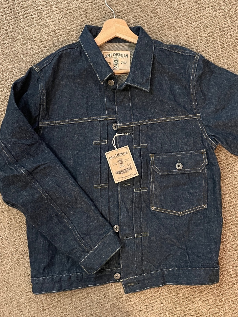 Oni 01507L "Ishikawadai" 15oz Selvedge denim